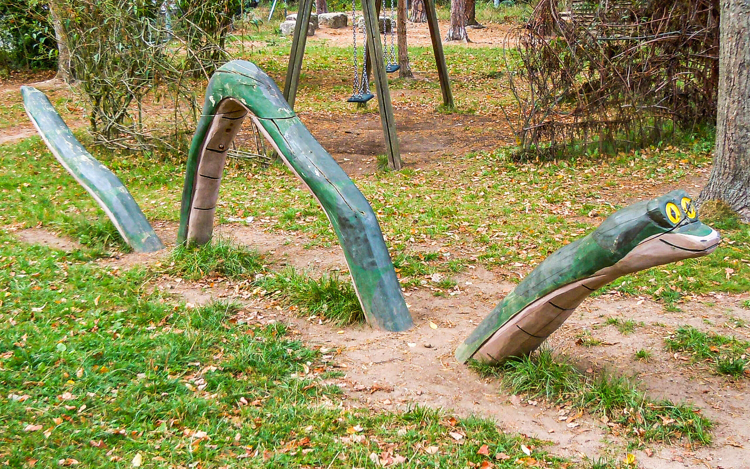 Skulptur Schlange