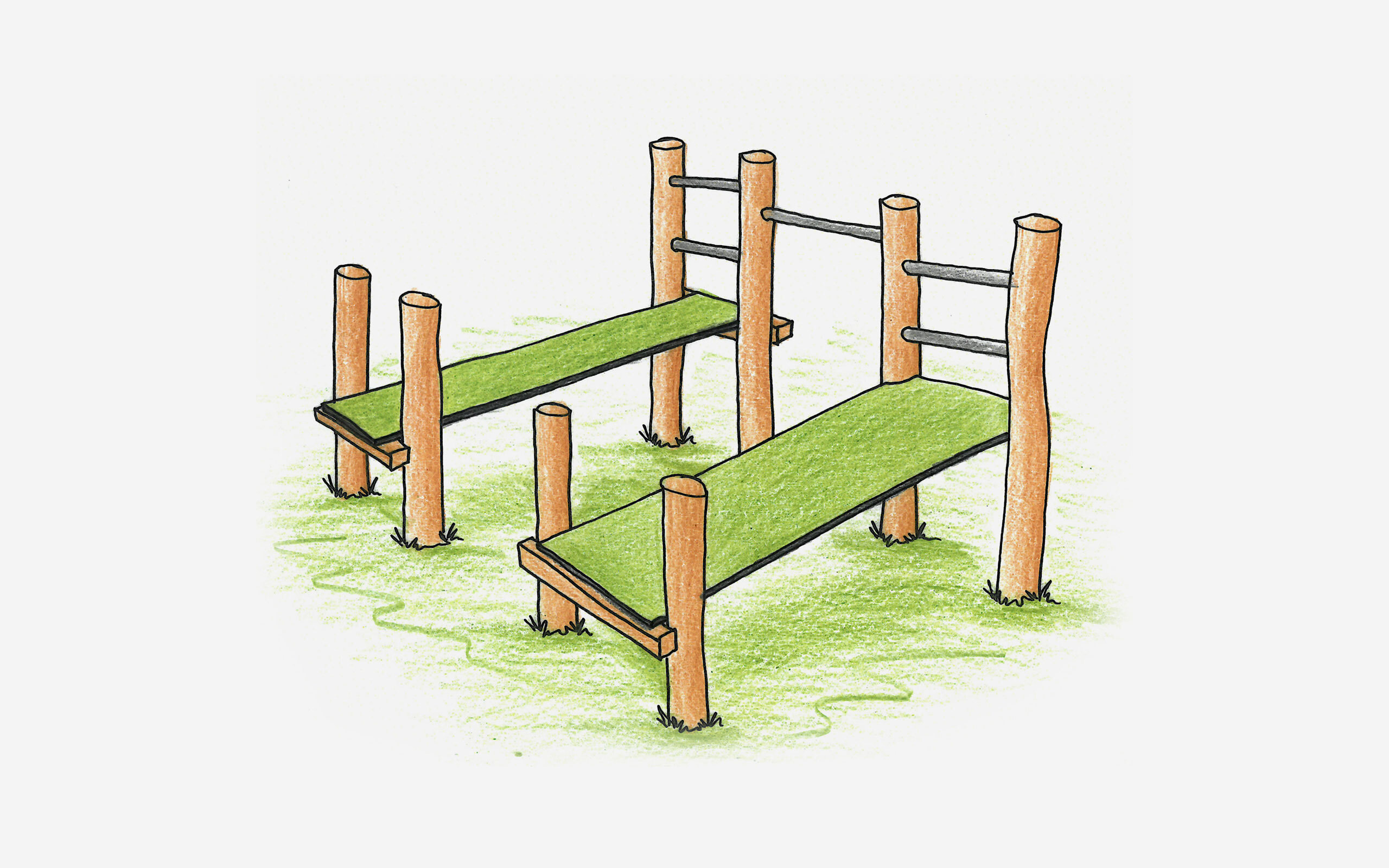 Sit up Bank Kombination - Art.-Nr. 2020 - 2300
