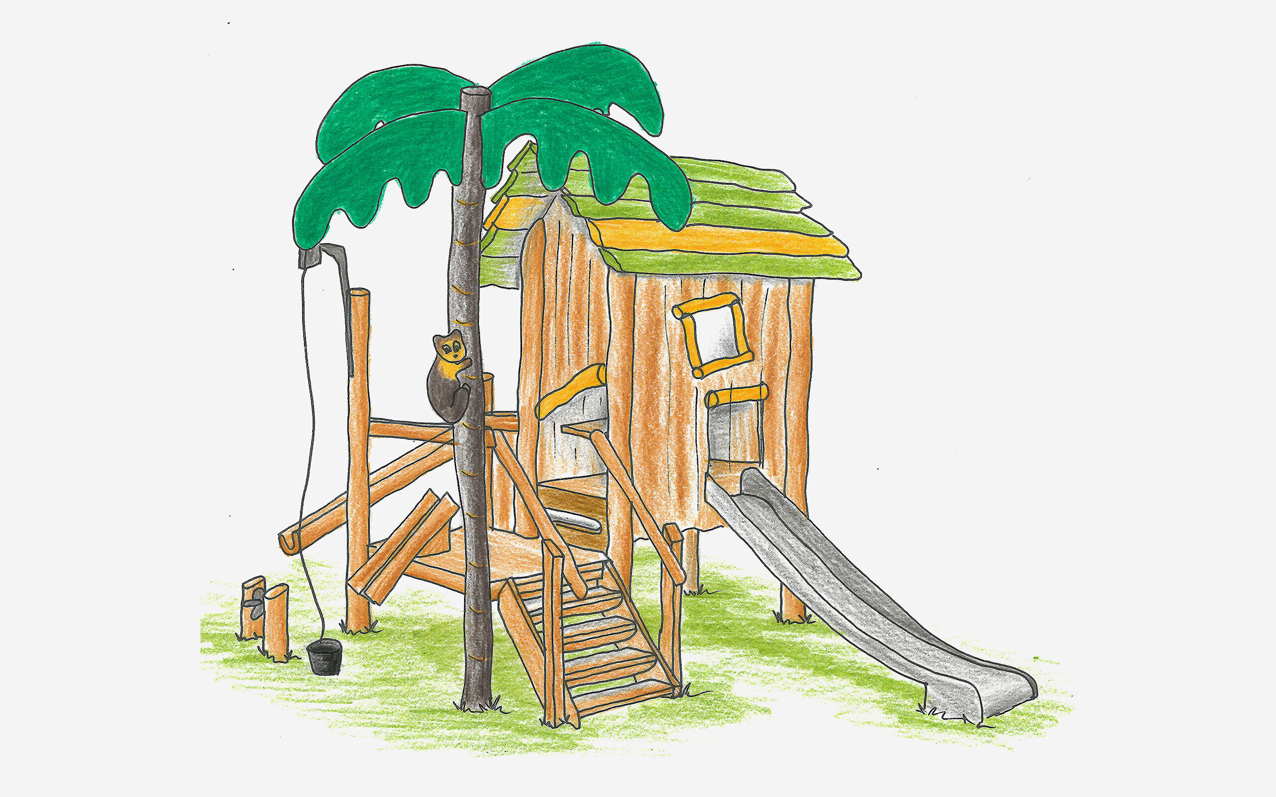 Spielkombination Dschungel - Art.-Nr.             2043 - 2500