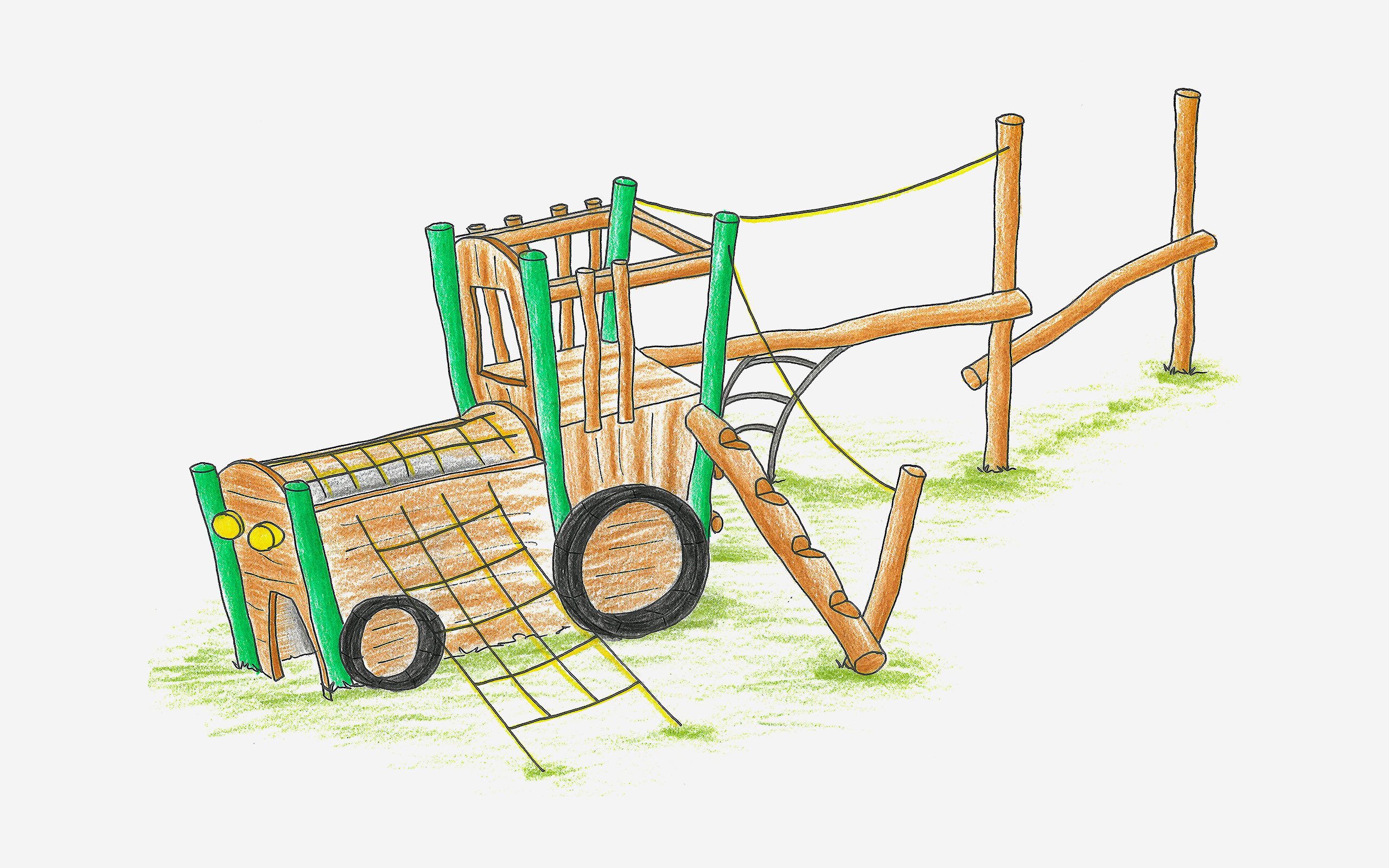 Spielkombination Traktor - Art.-Nr.             2065 - 2500